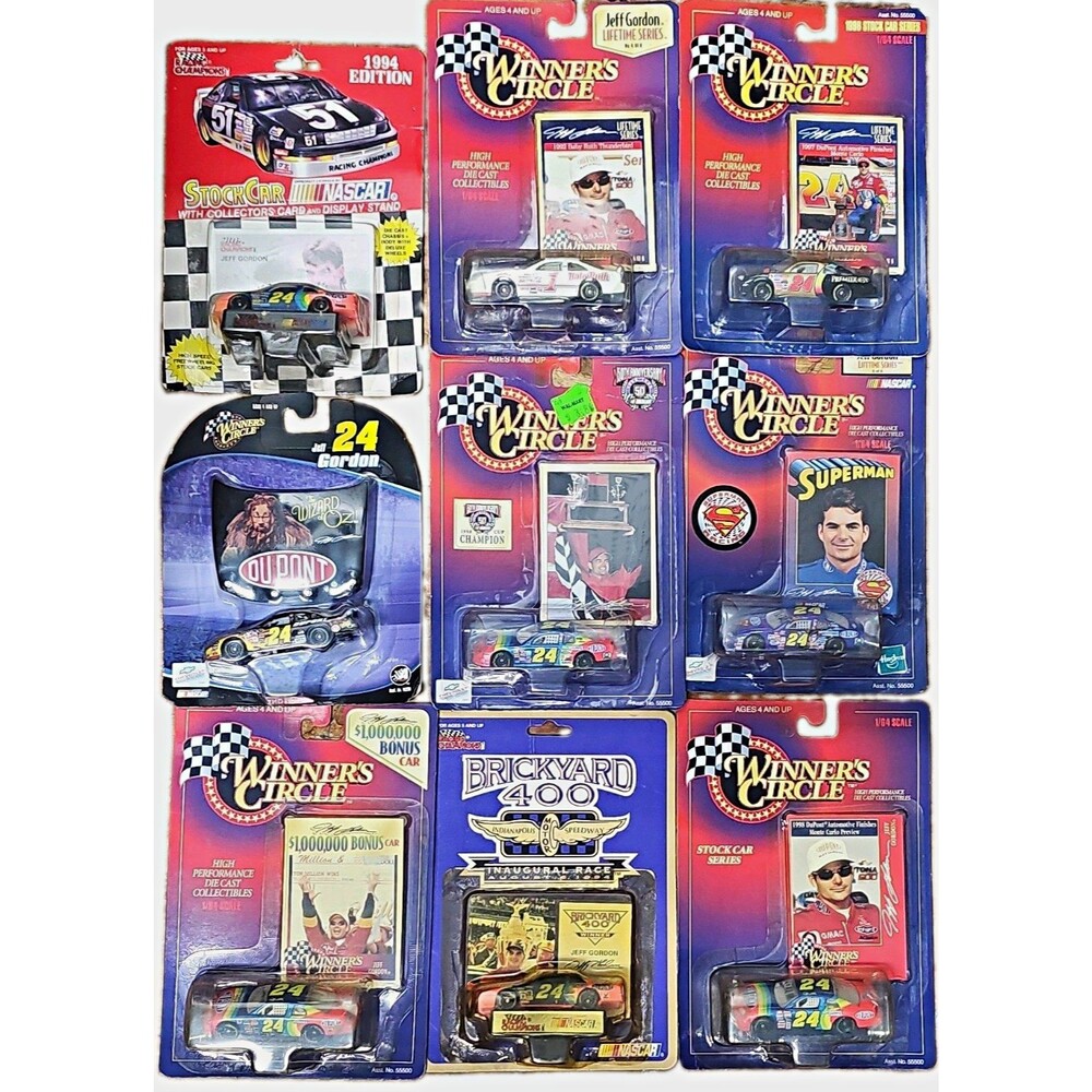 Lot Of 9-  NASCAR Jeff Gordon #24 1:64 Diecast Some Are Limited Edition